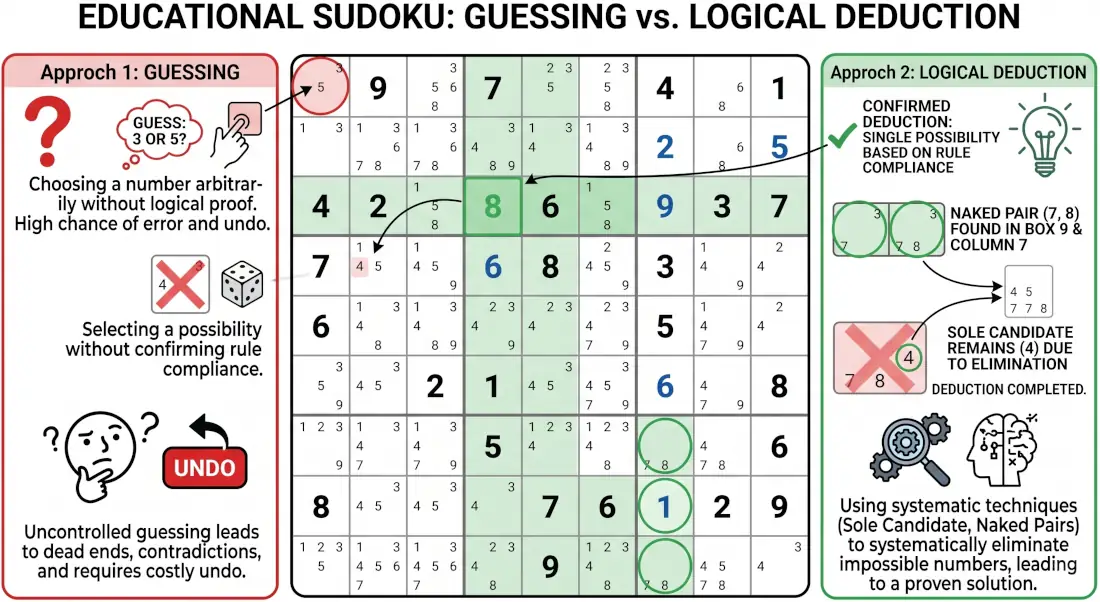 Wie man beginnt, Sudoku ohne Raten zu lösen